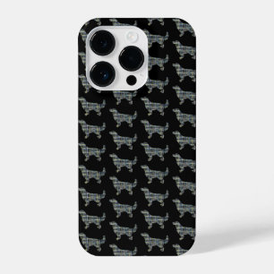 Coque Pour iPhone 14 Plus Golden Retriever mignon Chien Grille Silhouette No