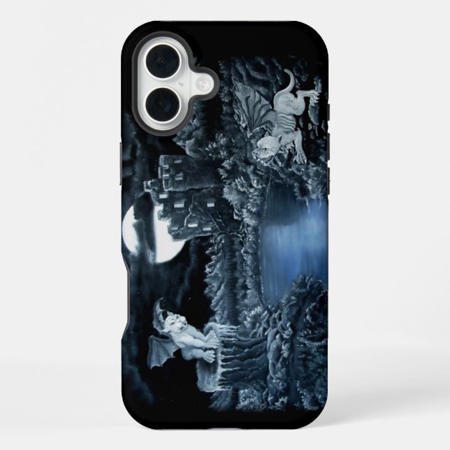 Coque iPhone Golem contre combat de district de Dolem (Verso)