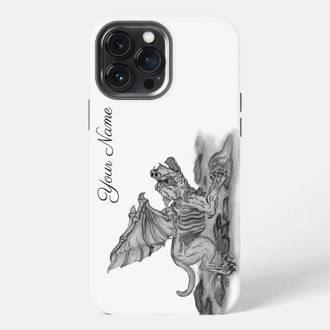 Coque iPhone Golem Gargouille (Verso)