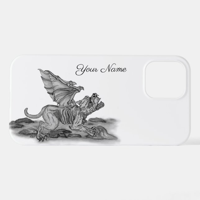 Coque iPhone Golem Gargoyle (Verso Horizontal)