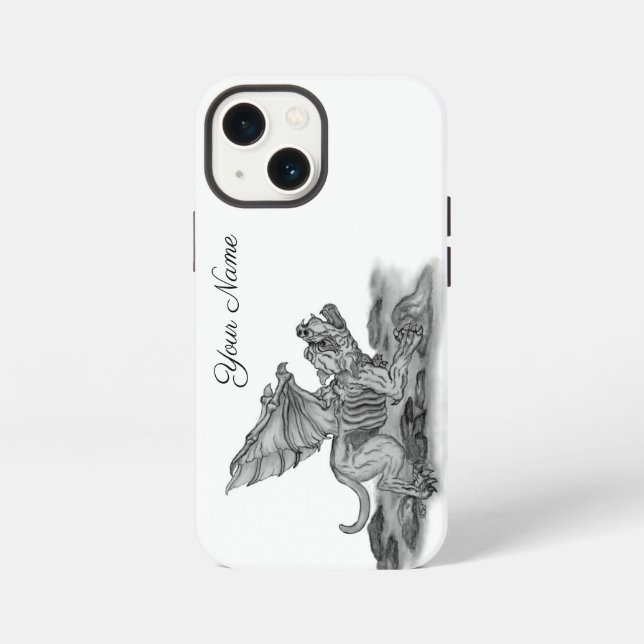 Coque iPhone Golem Gargoyle (Verso)