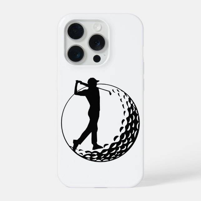 Coque iPhone Golf Lover, Golfer  (Verso)