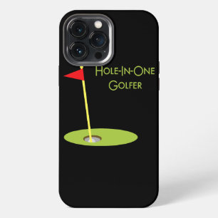 Etui iPhone 13 Pro Max Golf Sport Thème Golfiste Un Trou En Un
