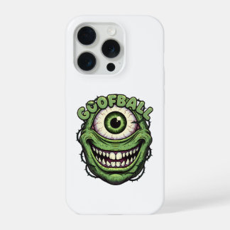 Coque iPhone 15 Pro Goofball Monster Eye – Funny Creepy One-Eyed Carto