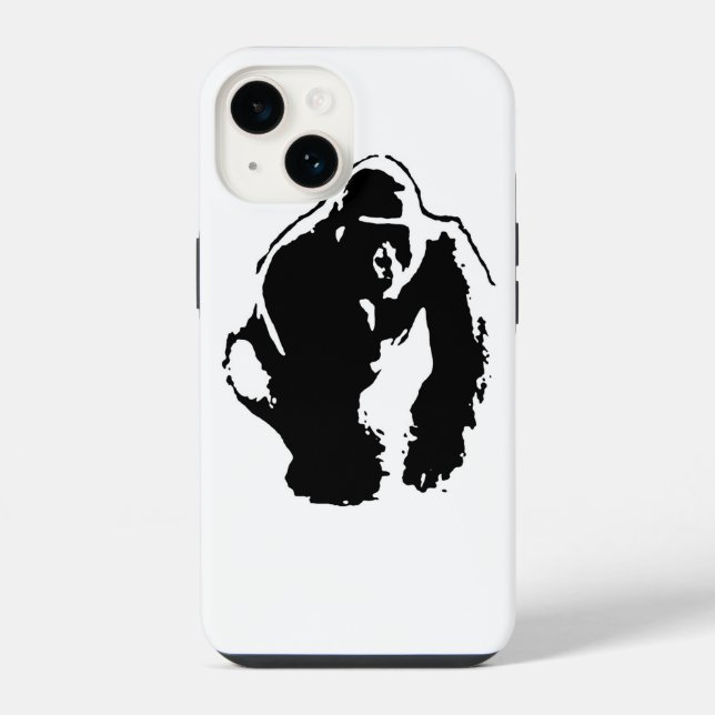 Coque iPhone Gorilla Pop Art exclusif (Verso)