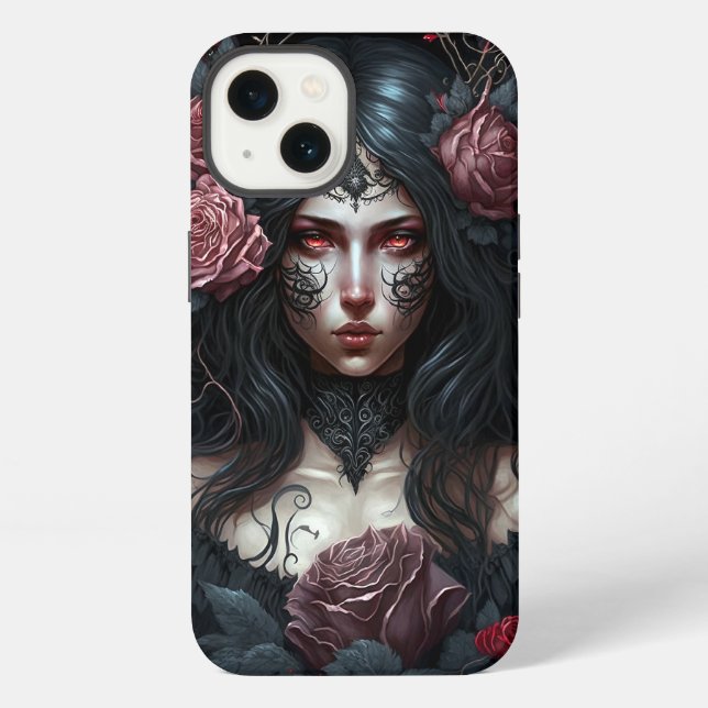 Coque iPhone Goth Princesse Imaginaire gothique Coque-coque iph (Verso)