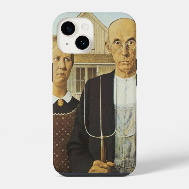 Coque iPhone Gothic américain (Verso)