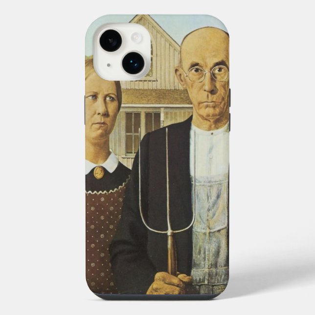 Coque iPhone gothique américain (Verso)