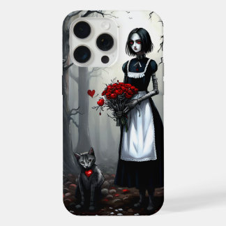 Coque iPhone 15 Pro Max Gothique Robot Girl
