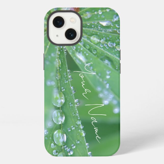 Coque iPhone Goutte de rosée (Verso)