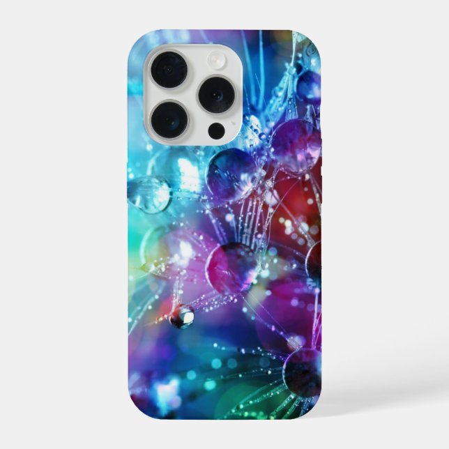 Coque iPhone Gouttelettes Colorées (Verso)
