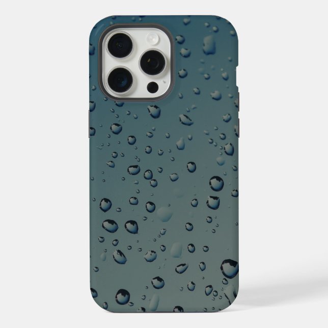Coque iPhone Gouttes de pluie (Verso)