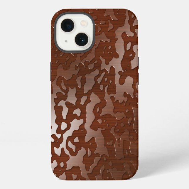 Coque iPhone Gouttes d'eau sur Redwood (Verso)