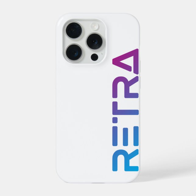 Coque iPhone Gradient Retra (Verso)