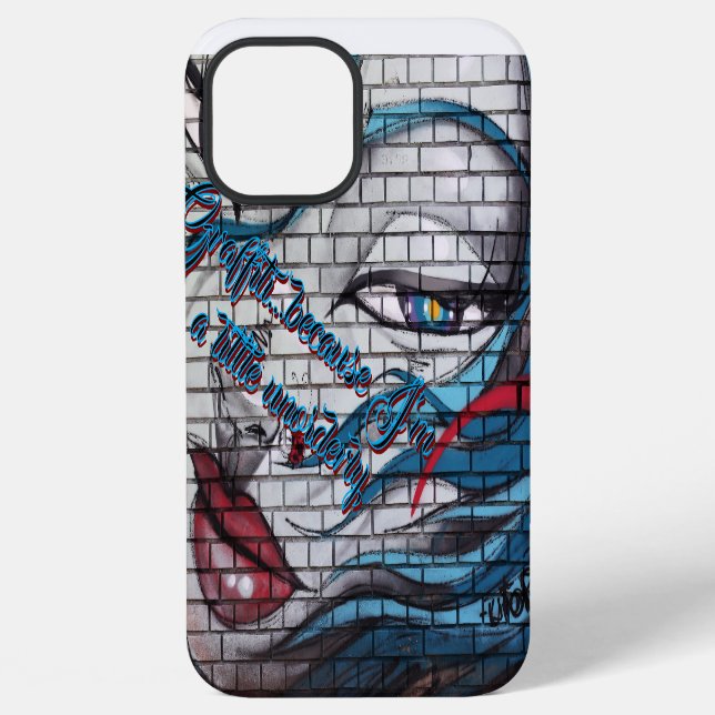 Coque iPhone Graffiti de fille asiatique  (Verso)