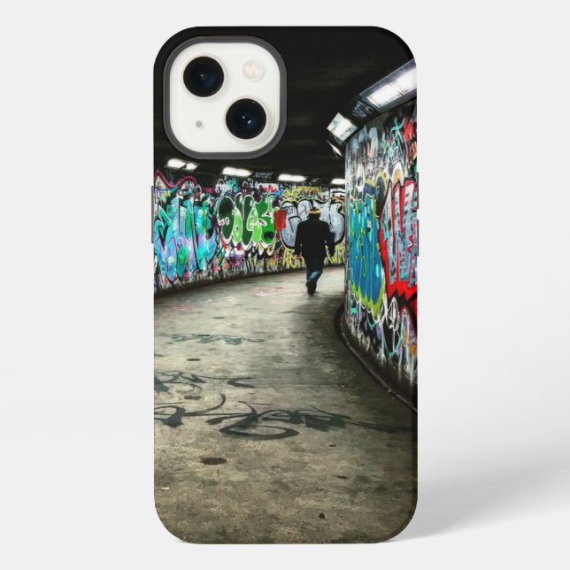 Coque iPhone Graffiti de métro (Verso)