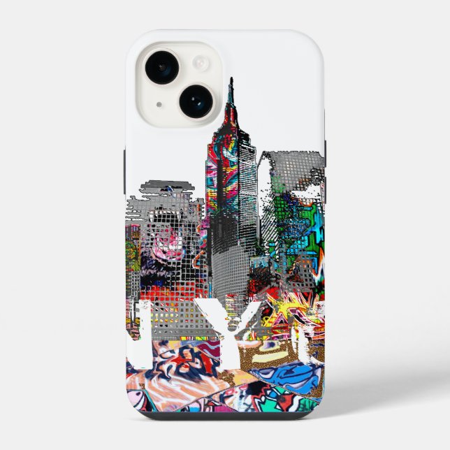 Coque iPhone Graffiti de NYC (Verso)