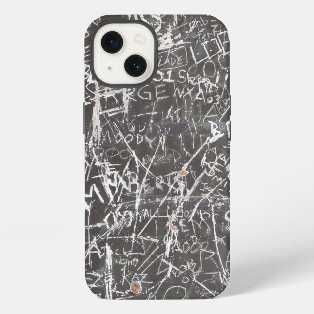 Coque iPhone graffiti rayé (Verso)