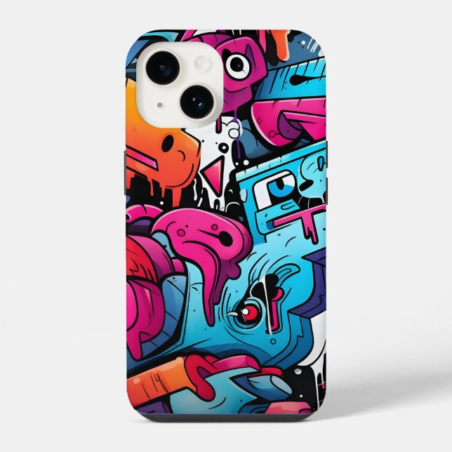 Coque iPhone Graffiti Street Art Splash (Verso)