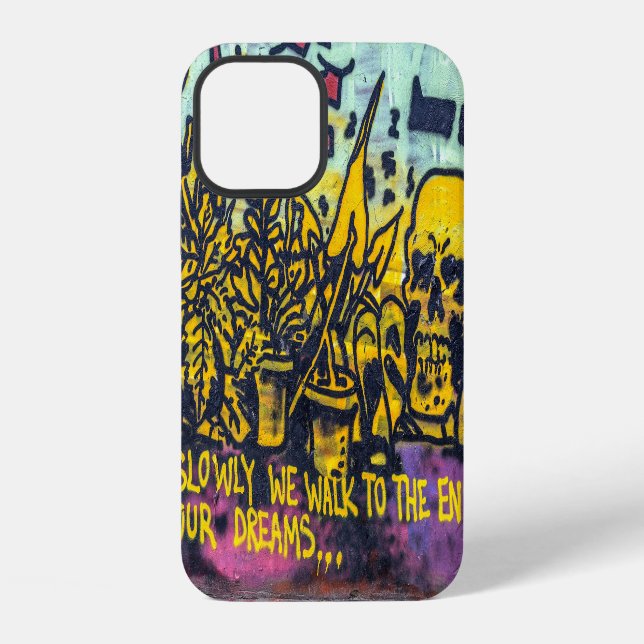 Coque iPhone Graffiti urbain Art Abstrait (Verso)