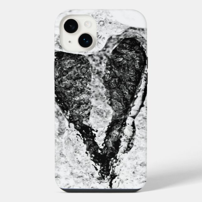Coque iPhone graines glacées en amour (Verso)