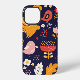 Coque iPhone 12 Grande collection de fleurs de Pâques printanières