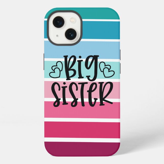 Coque iPhone Grande soeur rétro (Verso)
