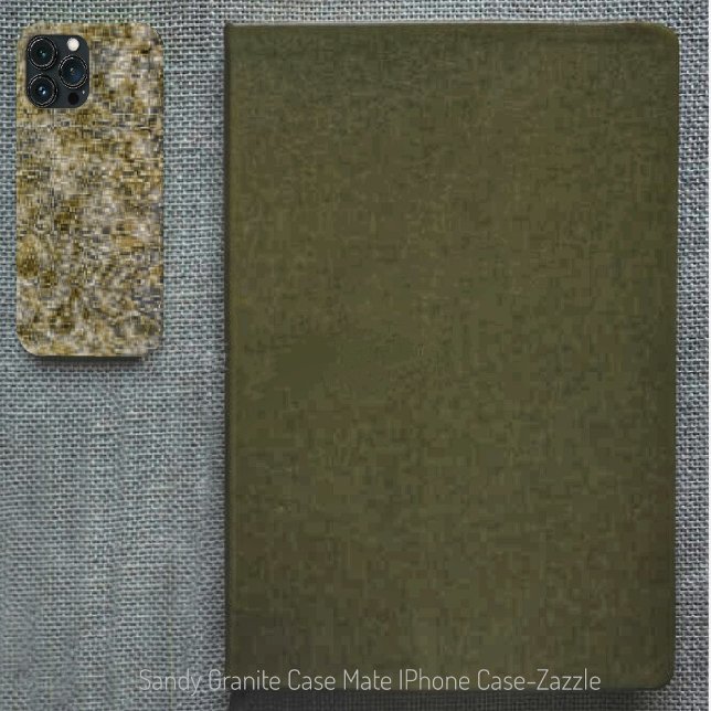 Coque iPhone Granite de sable (Créateur téléchargé)