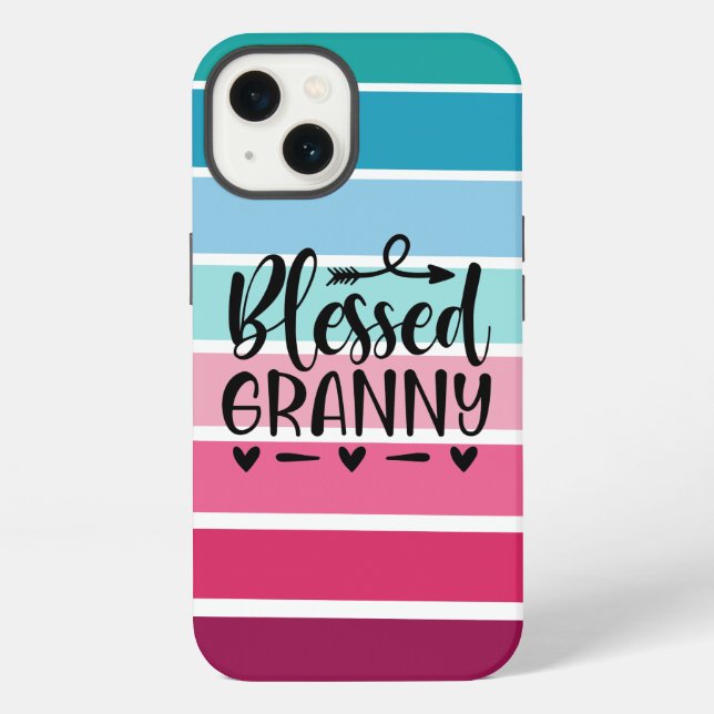 Coque iPhone Granny rétro (Verso)