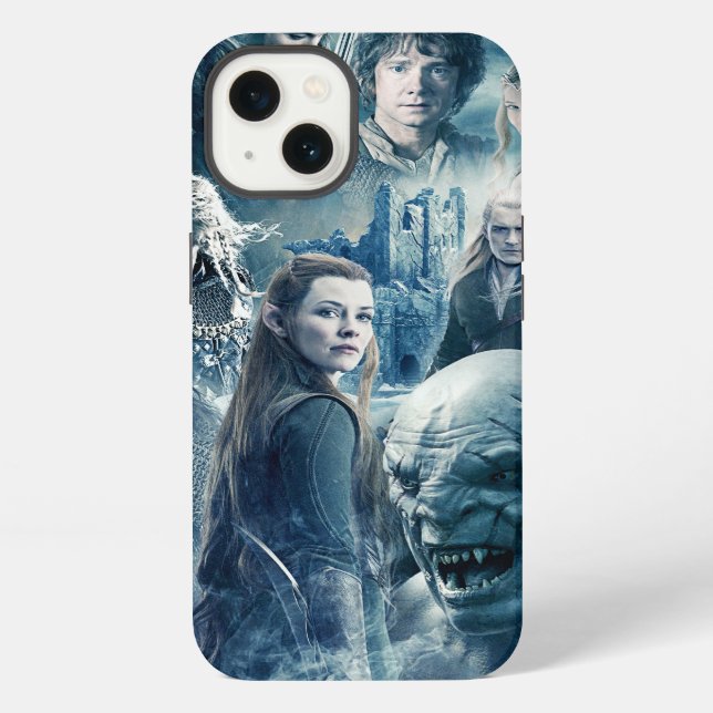 Coque iPhone Graphique de caractères des cinq armées (Verso)