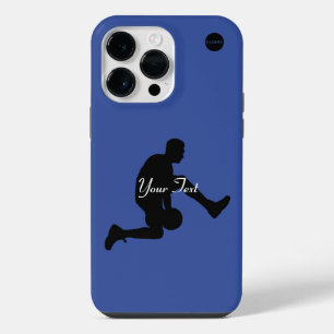 Coque Pour Pour iPhone 14 Pro Max Graphique de joueur de basketball et votre nom HAM