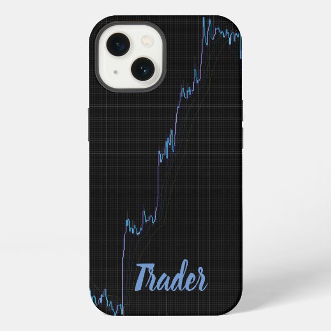 Coque iPhone Graphique du marché des Stocks de chandeliers (Verso)