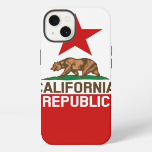Etui iPhone 13 Graphique dynamique du drapeau de l'État de Califo