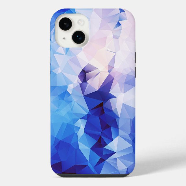 Coque iPhone Graphique polygone (Verso)