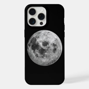 Coque iPhone 15 Pro Max Graphisme de pleine lune cool espace astronomie sc