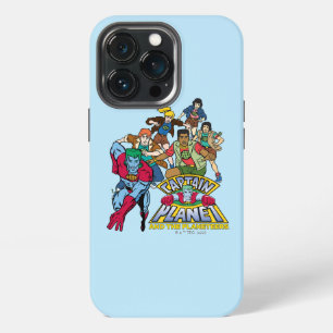 Etui iPhone 13 Pro Graphisme du logo du groupe Captain Planet et les