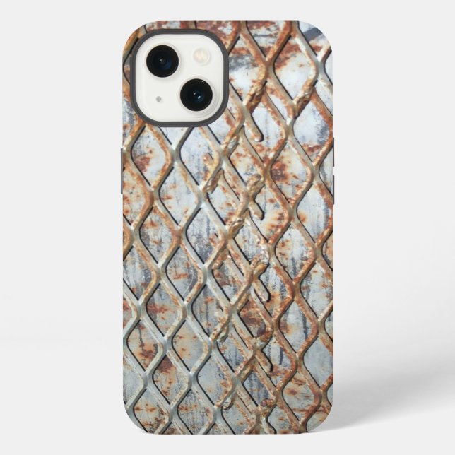 Coque iPhone Grate Rouillée Abandonnée (Verso)