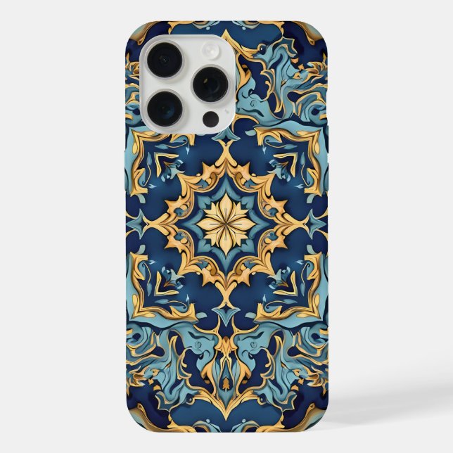 Coque iPhone Gravure ​ or et rubis ​ (Verso)