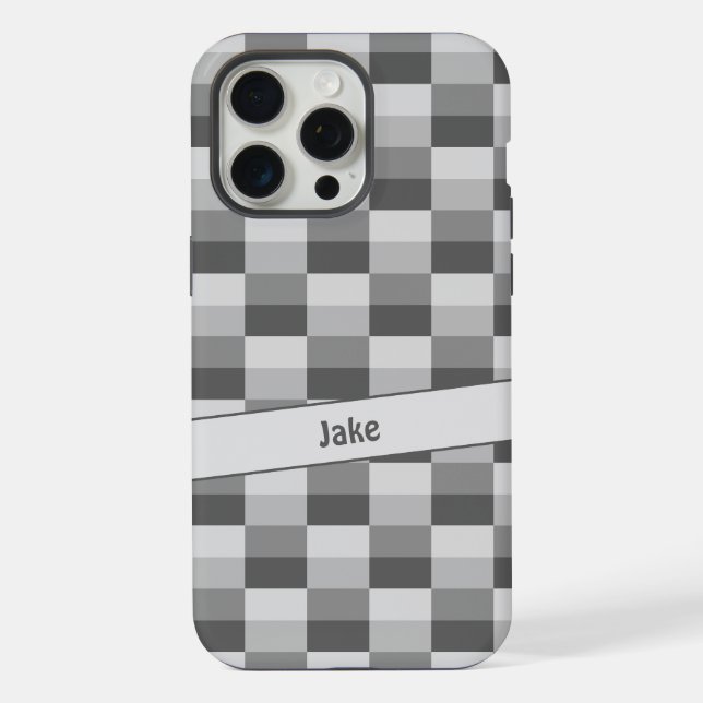 Coque iPhone Gray Shades Color (Verso)