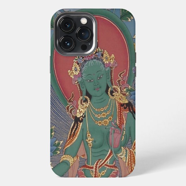 Coque iPhone Green Tara (Verso)