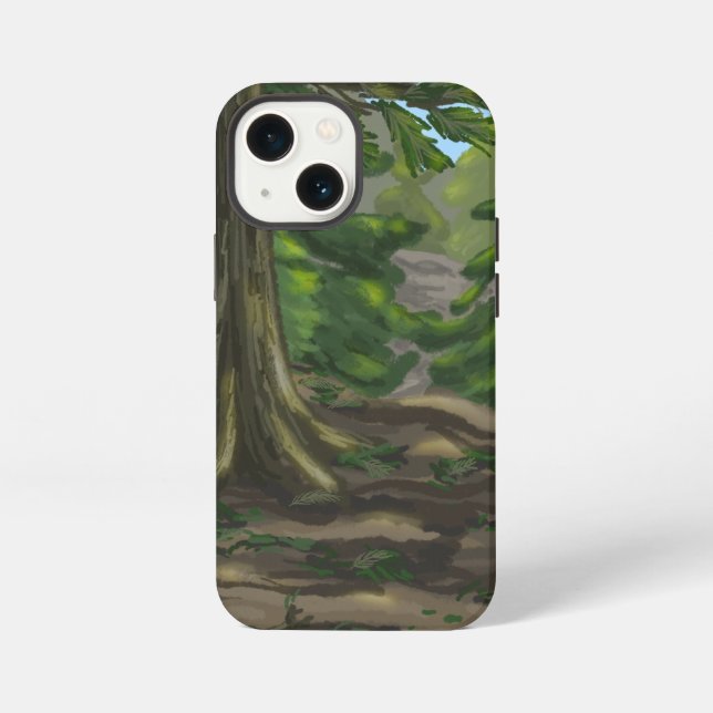 Coque iPhone Green Woods (Verso)