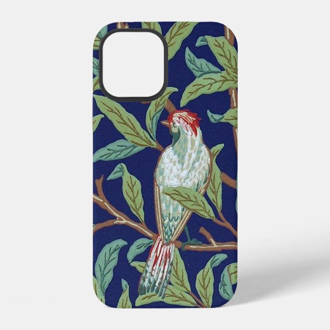Coque iPhone Grenade et petit oiseau, William Morris Case-M (Verso)