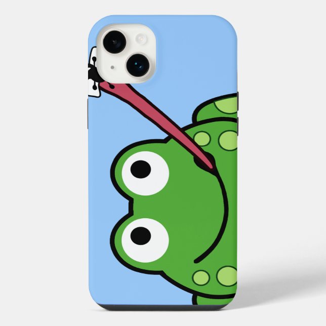 Coque iPhone Grenouille et mouche (Verso)
