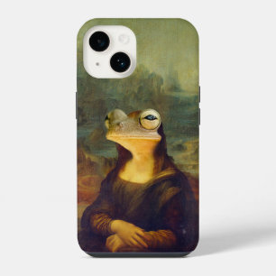 Coque Pour iPhone 14 Grenouille Mona Lisa