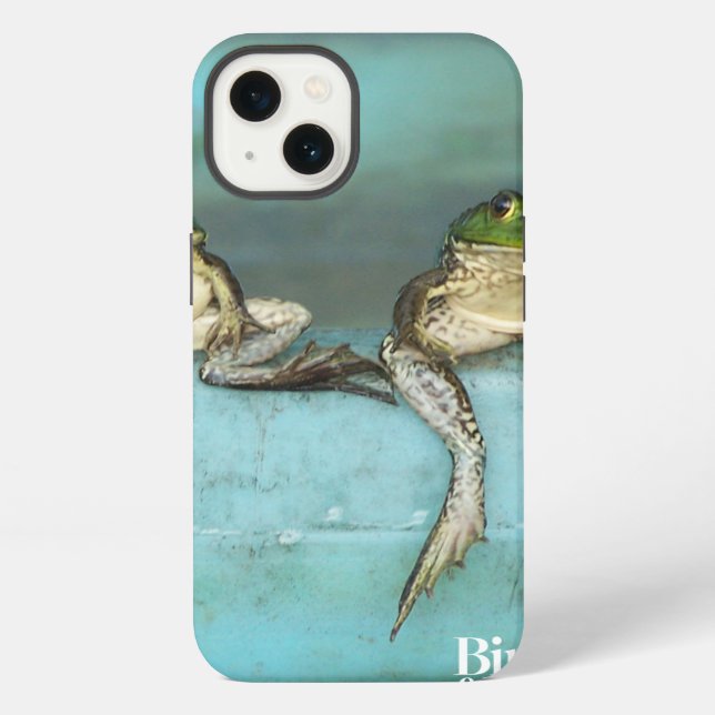 Coque iPhone Grenouilles assises (Verso)