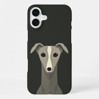 Coque iPhone 16 Plus Greyhound Italien Greyhound mignon Chien Whippet