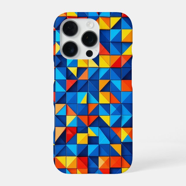 Coque iPhone Grid Fragments (Verso)