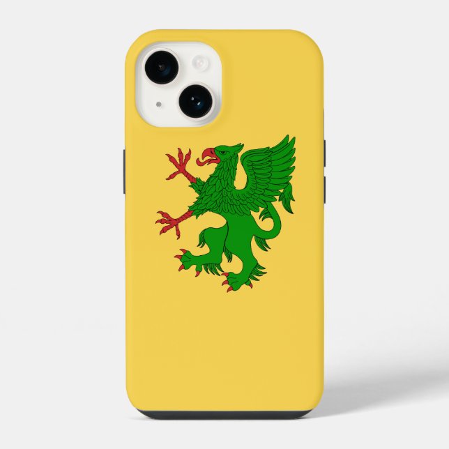 Coque iPhone Griffin Rampant Vert (Verso)