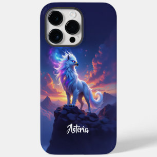 Coque Pour Pour iPhone 14 Pro Max Griffon Blanc Mythique au Sommet du Monde