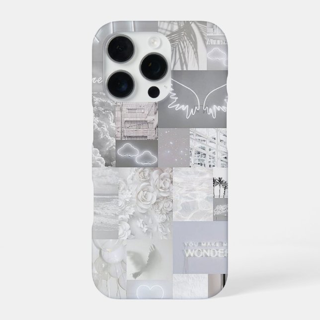 Coque iPhone Gris esthétiques (Verso)